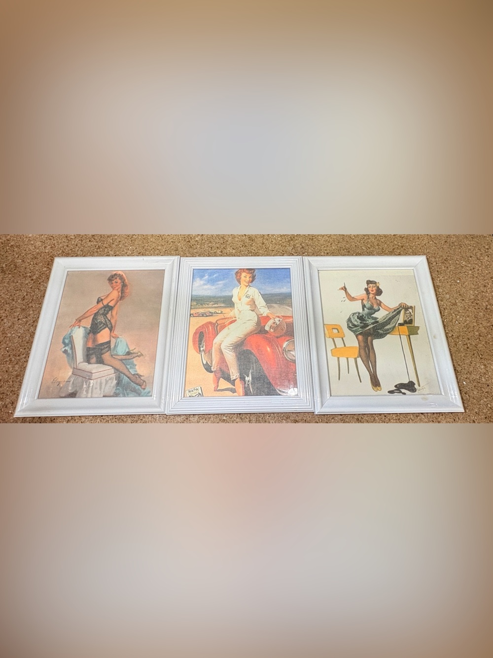 Vintage Pin-Up Art Print - women